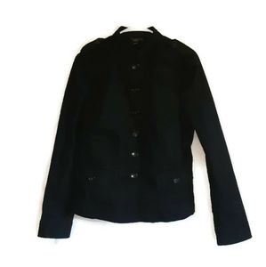 Talbots black button up jacket